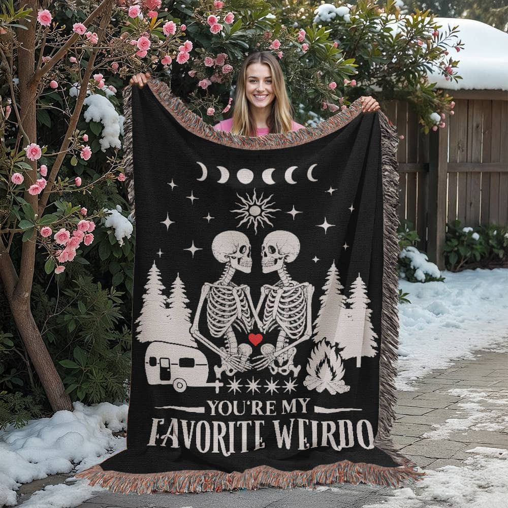 Cozy Up With Your Favorite Weirdo – The Perfect Camping Couples Blanket