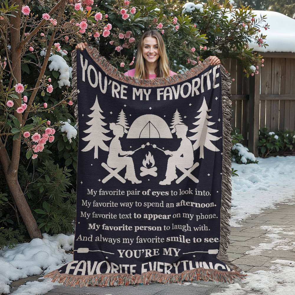 Camping Blanket Gift – For Your Favorite Person in the World