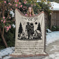 Camping Blanket Gift – For the Wife Who’s Your Compass and Calm
