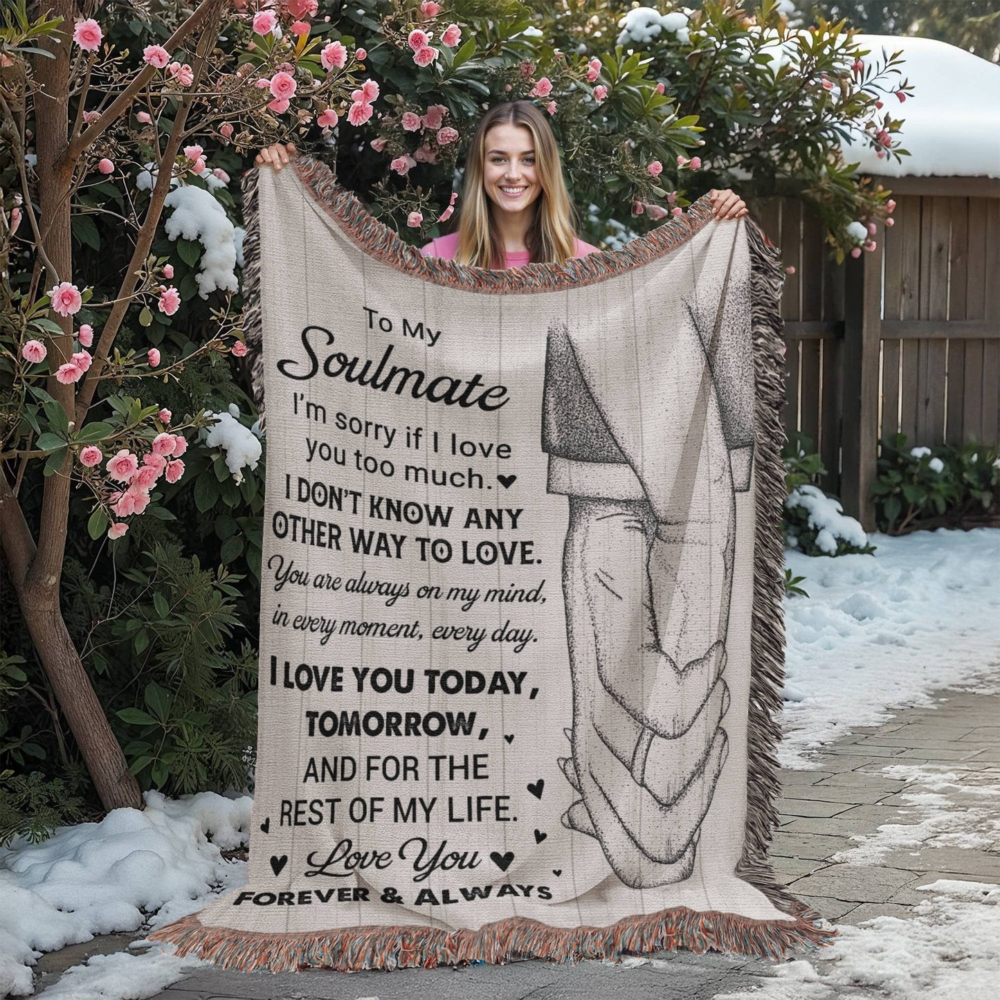 Forever & Always – Soulmate Love Gift Blanket