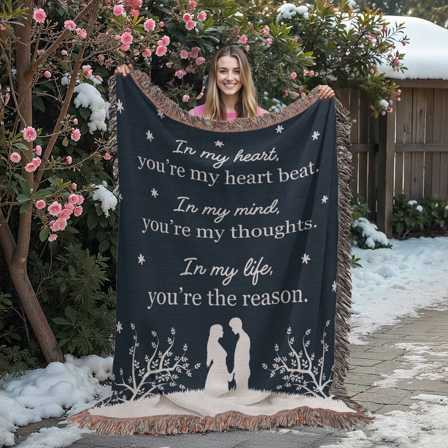 Gift for My Love – You're My Heartbeat Forever Blanket