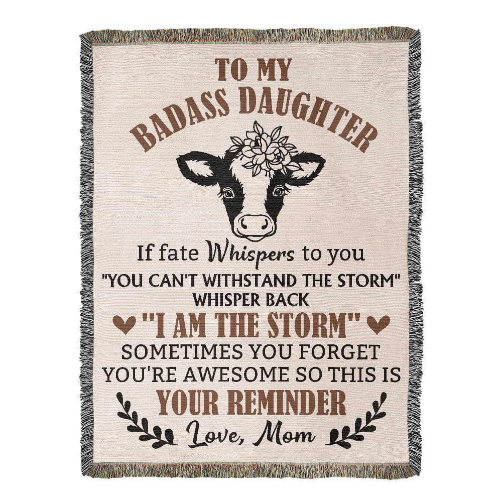 To My Badass Daughter – You Are the Storm ⚡🐮