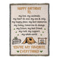 happy birthday blanket