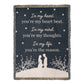 Gift for My Love – You're My Heartbeat Forever Blanket
