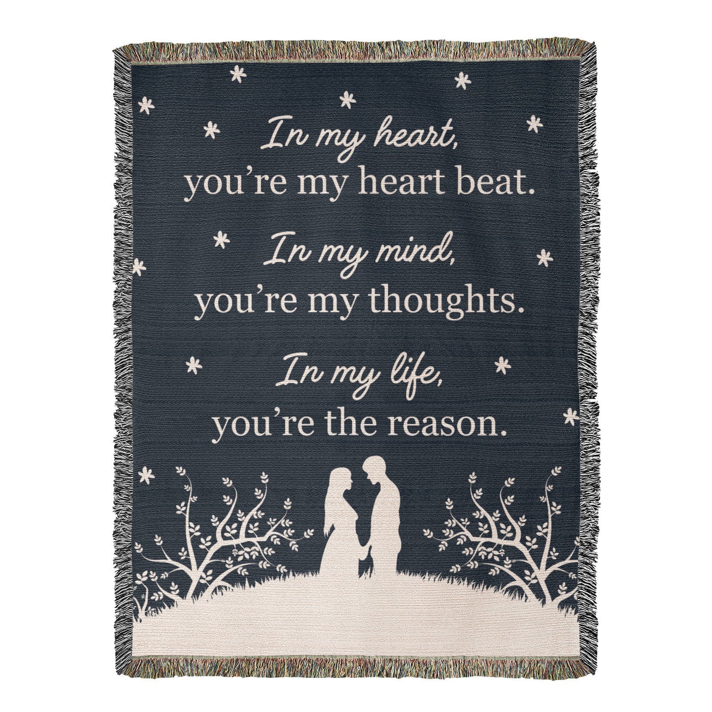Gift for My Love – You're My Heartbeat Forever Blanket