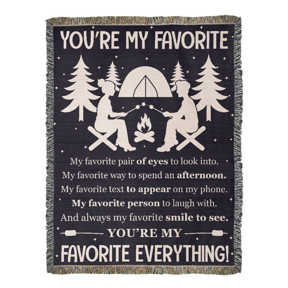 Camping Blanket Gift – For Your Favorite Person in the World