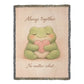 Always Together Frog Blanket – A Cozy Reminder of Love