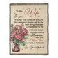 Forever Memories Blanket – Wife Gift