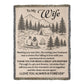 Camping Blanket Gift – For the Wife Who Turned Fate into Forever
