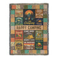 Happy Camping Blanket Gift