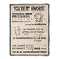 You’re My Favorite – Cute & Cozy Romantic Blanket ❤️