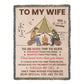 Camping Blanket Gift – For the Wife Who Needs to Know How Special She Truly Is
