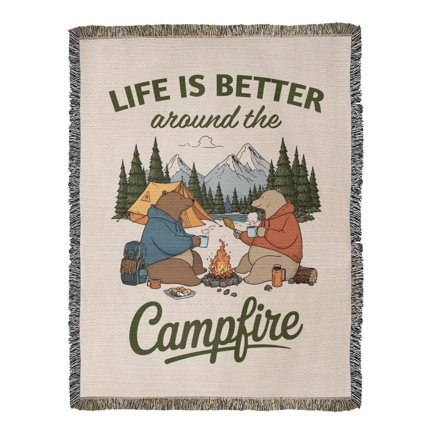 Life Is Better Around The Campfire (Blanket) ❤️