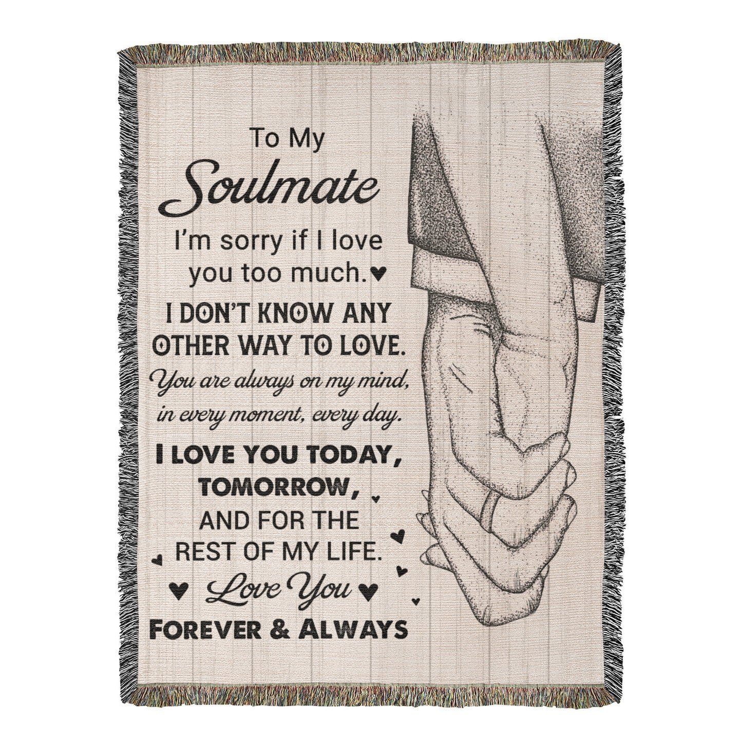 Forever & Always – Soulmate Love Gift Blanket