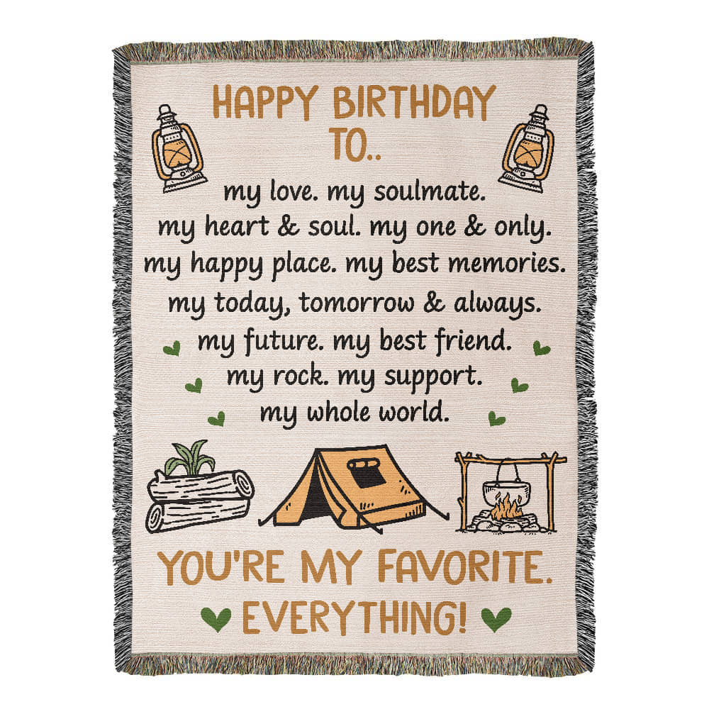 Happy Birthday to My Favorite Person 💛⛺