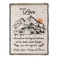 Camping Blanket Gift – For the One Who’s Your Rock, Through Every Hour and Horizon