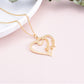 Make Her Smile with a Heart-Shaped Letter Necklace