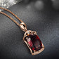 A Gallery of 18K Rose Gold Tourmaline Pendants on Sale Now!