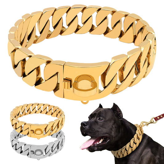 Stainless steel dog chain