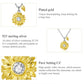 Gold Plated Sunflower Necklace Silver Sunflower