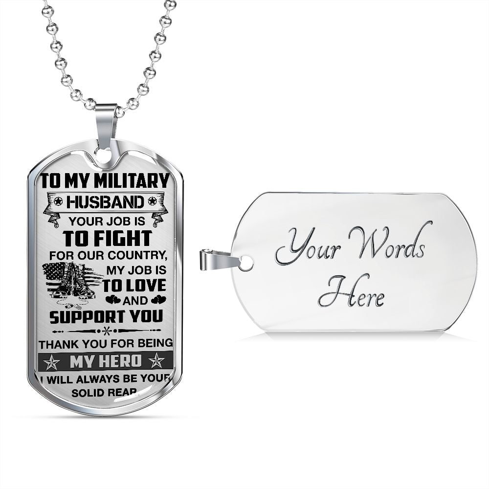 To My Military Husband - Veteran Spouses turn to jewelry as a way to show love