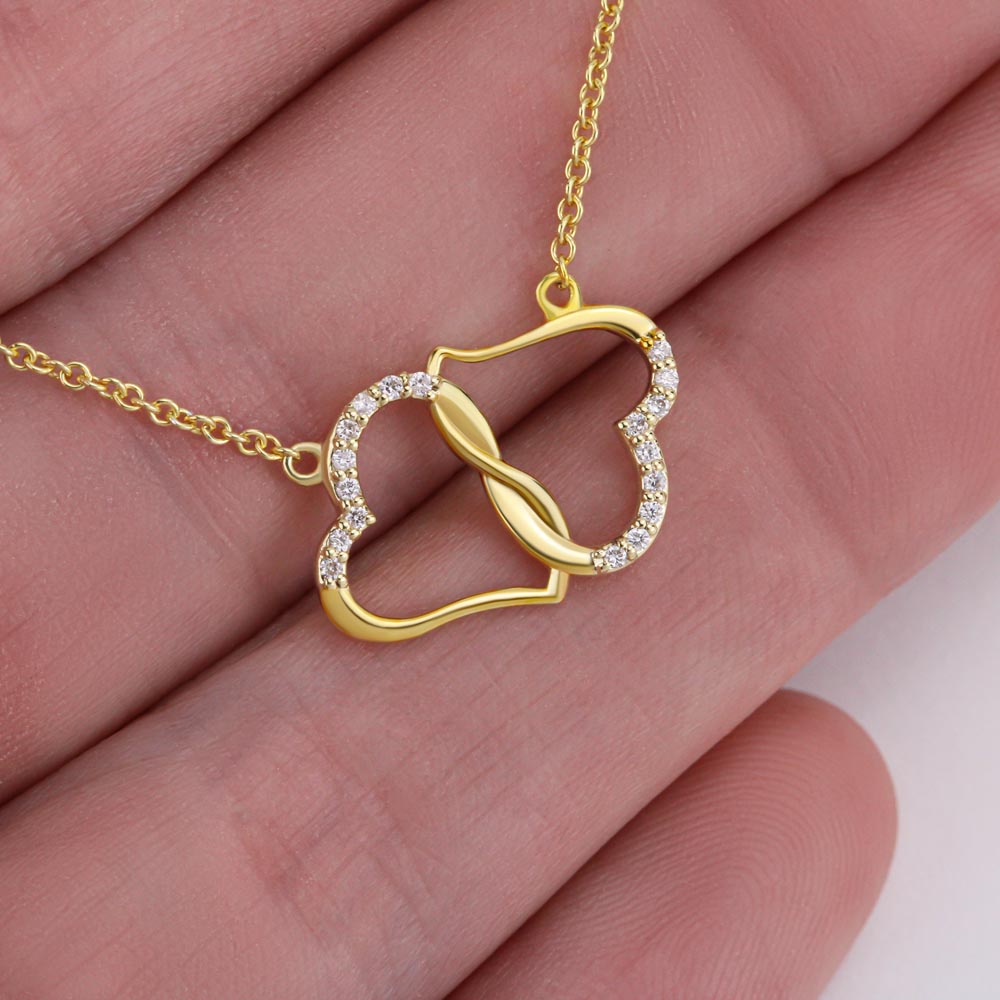 Make sure your military wife has eternal love with this Everlasting love necklace!