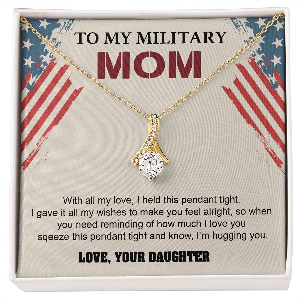 Make your military mom happy with this CUTE Alluring necklace!