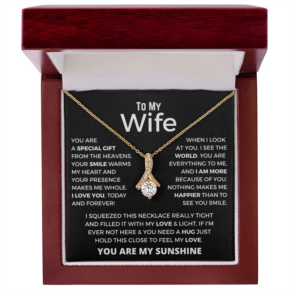 To My Beautiful Wife Necklace