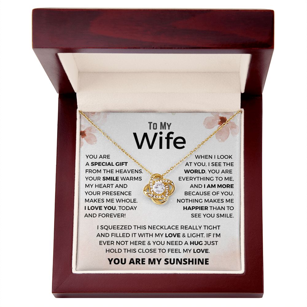 To My Wife Necklace - How Much You Mean To Me