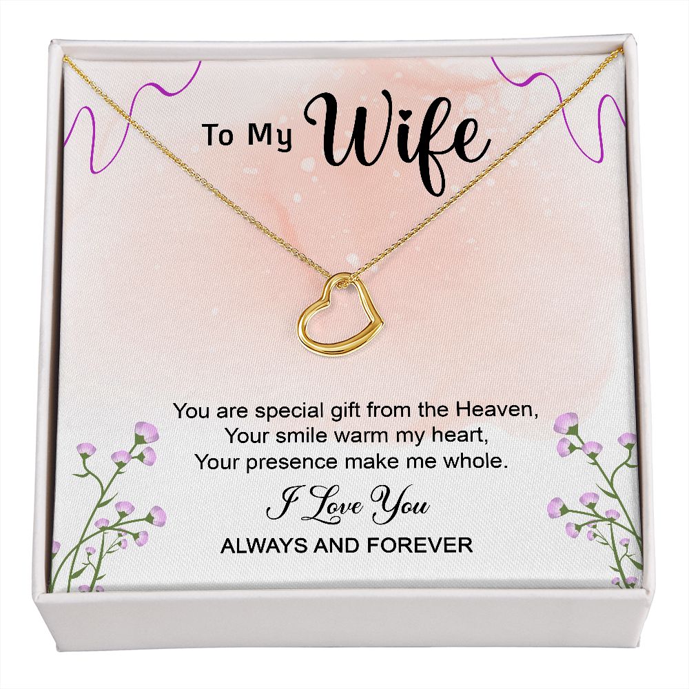 To My Amazing Wife - Unique Necklace is Bright After The First sight
