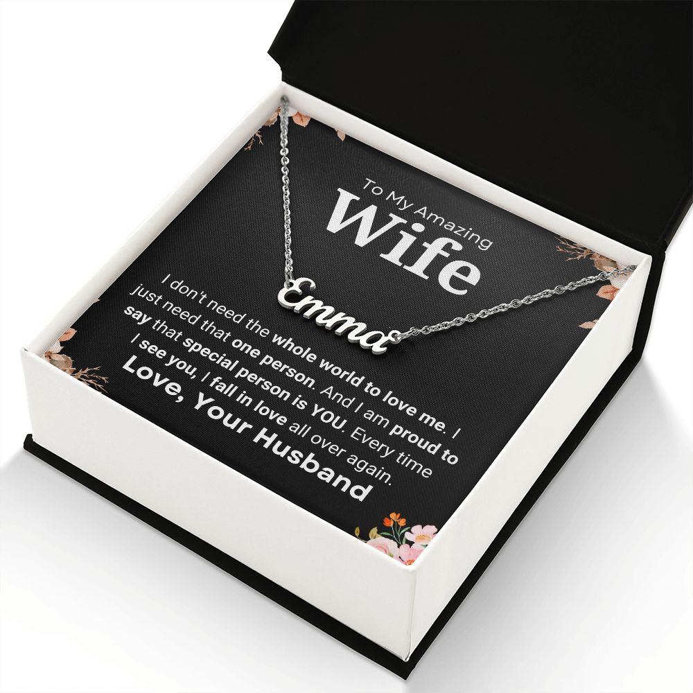 Custom Necklace for Wife