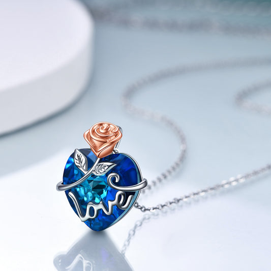 Make her special day even more memorable with a beautiful rose necklace.