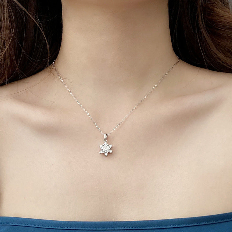 Wild Snowflake Pendant for the Special One on Valentine's Day